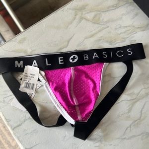 NWT Male Basic Hot Pink Jockstrap